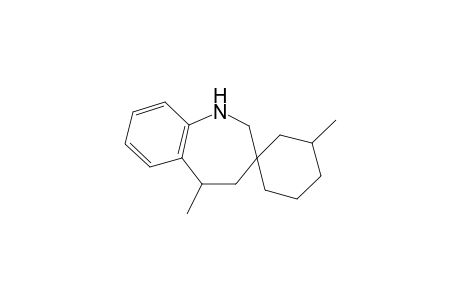 Spiro[5-Methylbenzo[f]2-azepine-3,1'-3'-methylcyclohexane]