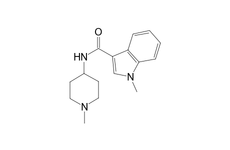 1-Methyl-N-(1-methyl-4-piperidinyl)-3-indolecarboxamide
