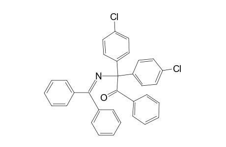 Ethanone, 2,2-bis(4-chlorophenyl)-2-[(diphenylmethylene)amino]-1-phenyl-