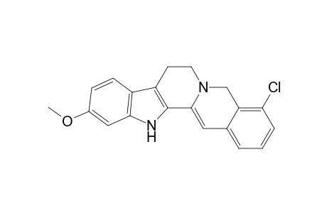 Benz[g]indolo[2,3-a]quinolizine, 4-chloro-5,7,8,13-tetrahydro-11-methoxy-