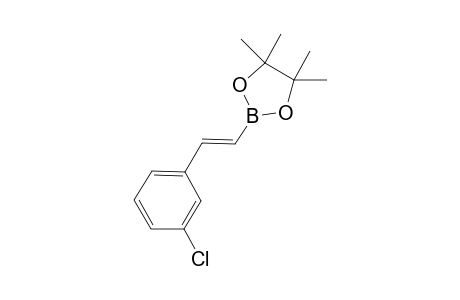 (E)-2-(3-chlorostyryl)-4,4,5,5-tetramethyl-1,3,2-dioxaborolane