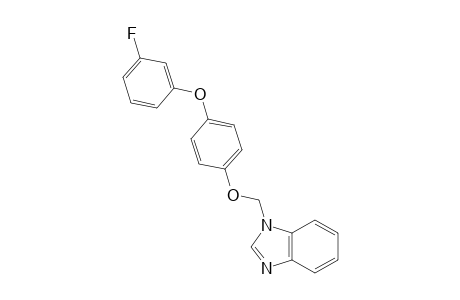 1H-Benzimidazole, 1-[[4-(3-fluorophenoxy)phenoxy]methyl]-