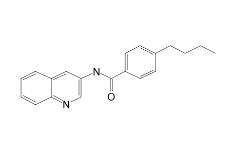 4-Butyl-N-(3-quinolinyl)benzamide