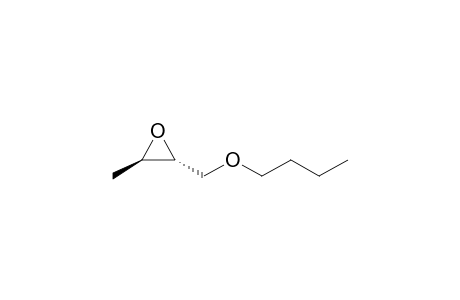 Oxirane, 2-(butoxymethyl)-3-methyl-, trans-