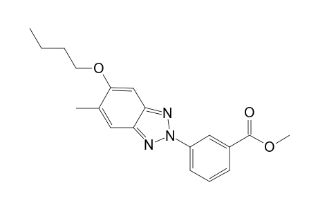 3-(5-butoxy-6-methyl-2H-benzotriazol-2-yl)benzonoesaure-methylester