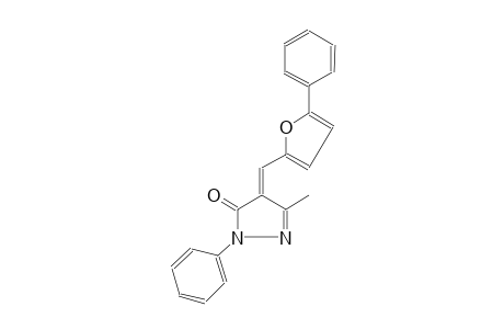 3H-pyrazol-3-one, 2,4-dihydro-5-methyl-2-phenyl-4-[(5-phenyl-2-furanyl)methylene]-, (4E)-