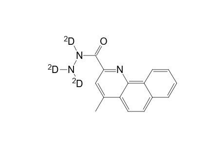 1-Methyl-3-trideuterohydrazinocarbonyl-4-azaphenanthrene