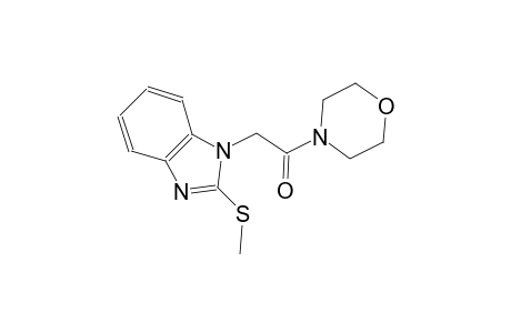 2-(methylsulfanyl)-1-[2-(4-morpholinyl)-2-oxoethyl]-1H-benzimidazole