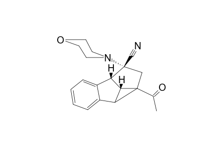 REL-(2R,3S,4S,6S,7S)-4-ACETYL-6-MORPHOLINTETRACYCLO-[6.4.0.0(2,4).0(3,7)]-DODECA-8,10,12-TRIEN-6-CARBONITRILE
