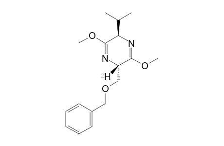 (3R,6S)-[6-2H]-6-BENZYLOXYMETHYL-3-ISOPROPYL-2,5-DIMETHOXY-3,6-DIHYDROPYRAZINE