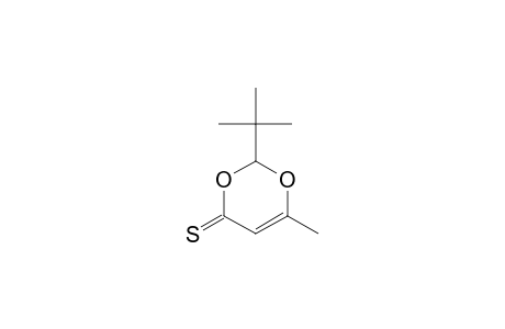2-t-Butyl-6-methyl-[1,3]dioxin-4-thione