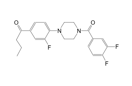 1-[4-[4-(3,4-Difluoro-benzoyl)-piperazin-1-yl]-3-fluoro-phenyl]-butan-1-one