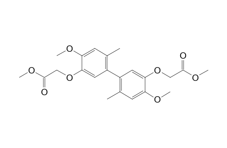 2-[2-methoxy-5-[4-methoxy-5-(2-methoxy-2-oxoethoxy)-2-methylphenyl]-4-methylphenoxy]acetic acid methyl ester