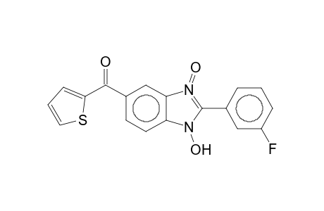 1H-Benzimidazole, 2-(3-fluorophenyl)-5-(2-thienylcarbonyl)-1-hydroxy-3-oxide