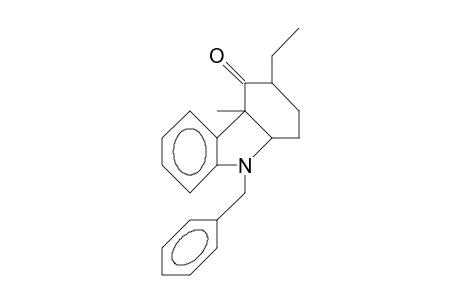 cis-N-Benzyl-3-ethyl-4a-methyl-1,2,3,4,11,12-hexahydro-carbazol-4-one