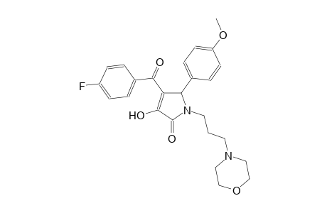 2H-pyrrol-2-one, 4-(4-fluorobenzoyl)-1,5-dihydro-3-hydroxy-5-(4-methoxyphenyl)-1-[3-(4-morpholinyl)propyl]-