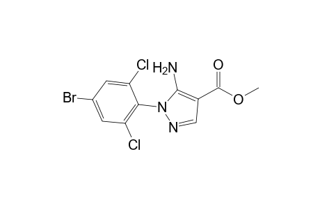 1H-Pyrazole-4-carboxylic acid, 5-amino-1-(4-bromo-2,6-dichlorophenyl)-, methyl ester
