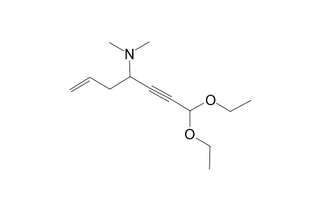 N,N-DIMETHYL-7,7-DIETHOXY-1-HEXEN-5-YN-4-AMINE