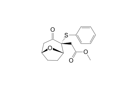 (1.beta.,5.beta.)-2.alpha.-thiophenyl-2.beta.-methoxycarbonylmethyl-8-oxabicyclo[3.2.1]octan-3-one