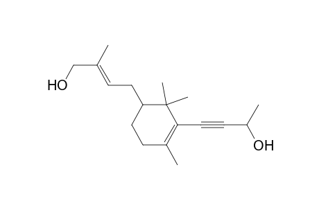 2-Buten-1-ol, 4-[3-(3-hydroxy-1-butynyl)-2,2,4-trimethyl-3-cyclohexen-1-yl]-2-methyl-