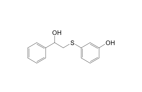 3-((2-hydroxy-2-phenylethyl)thio)phenol
