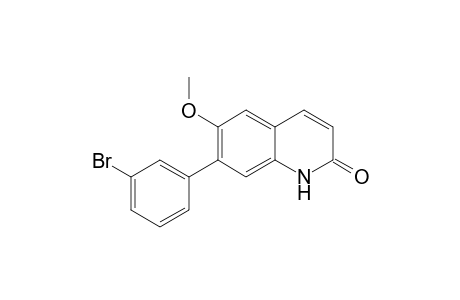 7-(3-Bromophenyl)-6-methoxyquinolin-2(1H)-one