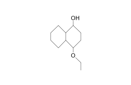 4-Ethoxy-1-hydroxy-trans-decalin