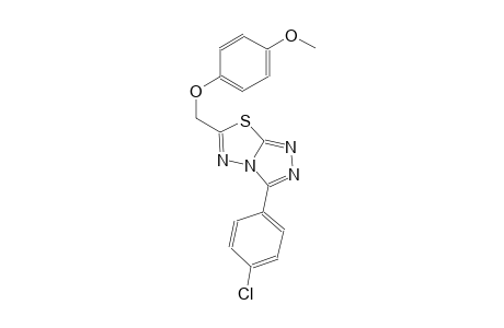 3-(4-chlorophenyl)-6-[(4-methoxyphenoxy)methyl][1,2,4]triazolo[3,4-b][1,3,4]thiadiazole