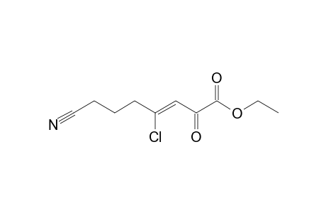 Ethyl (Z)-4-chloro-7-cyano-2-oxo-3-heptenoate