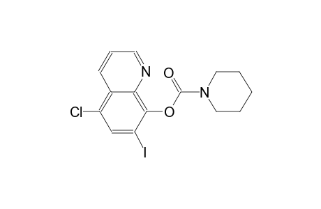 1-piperidinecarboxylic acid, 5-chloro-7-iodo-8-quinolinyl ester