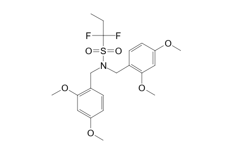 N,N-BIS-(2,4-DIMETHOXYBENZYL)-1,1-DIFLUORO-PROPANE-1-SULFONAMIDE