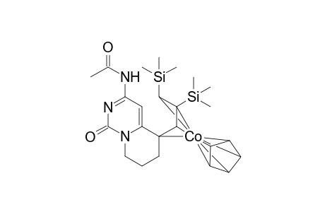 (.eta.(5)-2,4-Cyclopentadien-1-yl){5-[(1,2,3,4-.eta.)-2,3-bis(trimethylsilyl)propenediyl]-1,2,3,4,5,6,7,8,9-hexahydro-1-oxo-3-N-acetylaminopyrido[1,2-c]pyrimidine}cobalt complex