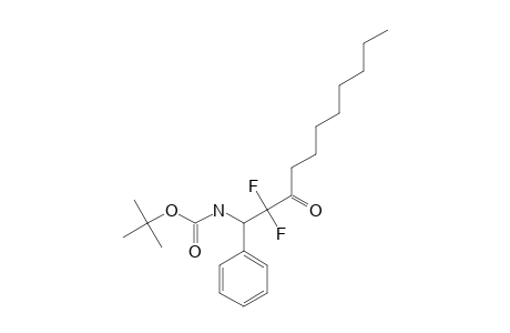 TERT.-BUTYL-2,2-DIFLUORO-3-OXO-1-PHENYLUNDECYLCARBAMATE