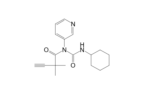 3-Butynamide, N-[(cyclohexylamino)carbonyl]-2,2-dimethyl-N-3-pyridinyl-