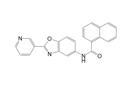 N-[2-(3-pyridinyl)-1,3-benzoxazol-5-yl]-1-naphthamide