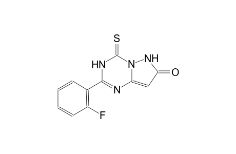 Pyrazolo[1,5-a][1,3,5]triazin-7(6H)-one, 2-(2-fluorophenyl)-3,4-dihydro-4-thioxo-