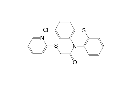 10H-phenothiazine, 2-chloro-10-[(2-pyridinylthio)acetyl]-