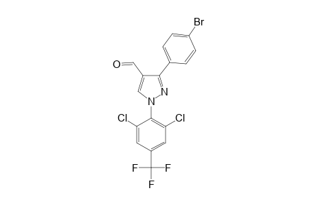 1-(2,6-DICHLORO-4-TRIFLUOROMETHYL)-3-(4-BROMOPHENYL)-1H-PYRAZOLE-4-CARBALDEHYDE
