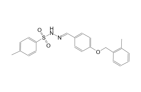 4-methyl-N'-((E)-{4-[(2-methylbenzyl)oxy]phenyl}methylidene)benzenesulfonohydrazide