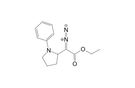 Ethyl 2-diazo-2-(1-phenylpyrrolidin-2-yl)acetate