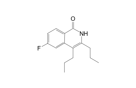 6-Fluoro-3,4-di-(n-propyl)isoquinolin-1(2H)-one