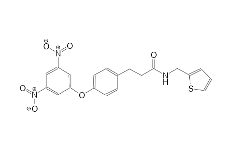 benzenepropanamide, 4-(3,5-dinitrophenoxy)-N-(2-thienylmethyl)-