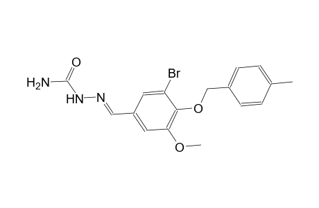 3-bromo-5-methoxy-4-[(4-methylbenzyl)oxy]benzaldehyde semicarbazone