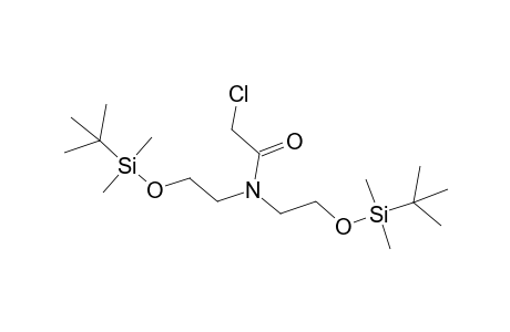 N,N-bis[2-(t-butyldimethylaminosilyloxy)ethyl]chloroacetamide