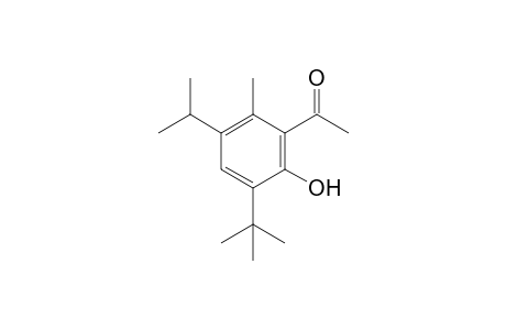 3'-tert-butyl-2'-hydroxy-5'-isopropyl-6'-methylacetophenone