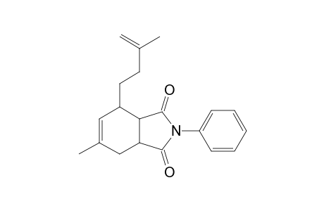 6-Methyl-4-(3-methylbut-3-en-1-yl)-2-phenyl-3a,4,7,7a-tetrahydro-1H-isoindole-1,3(2H)-dione