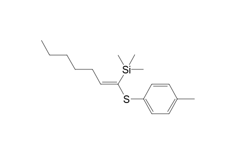 (E)-1-(4-Methylphenyl)sulfanyl-1-trimethylsilyl-5-methyl-1-hexene