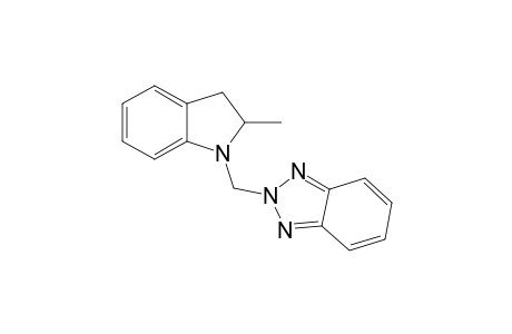 1-(Benzotriazol-1(2)-ylmethyl)-2-methylindoline