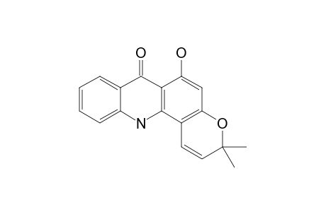 6-hydroxy-3,3-dimethyl-12H-pyrano[6,5-c]acridin-7-one