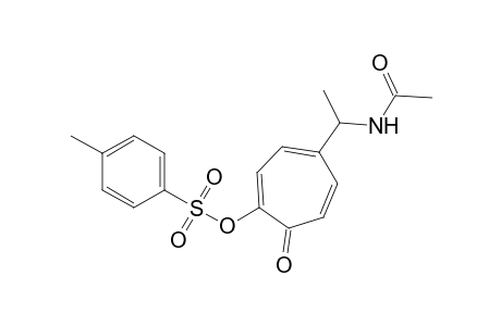 5-(1-Acetamidoethyl)-2-tosyloxytropone